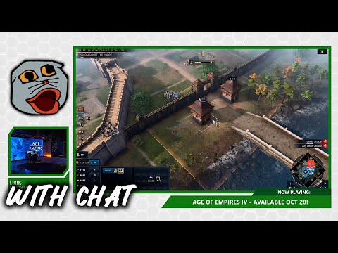 Lirik plays Age of Empires IV at Microsoft Lounge, Culver City