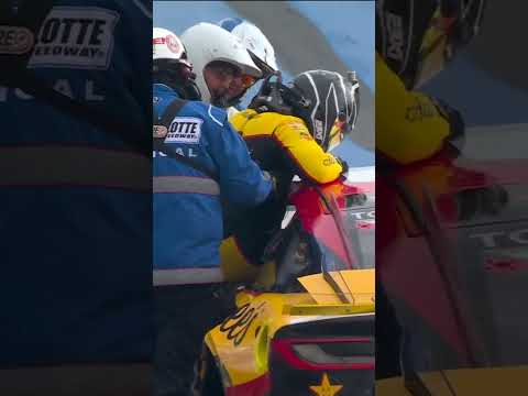 scary moment + wreck for Bubba Wallace