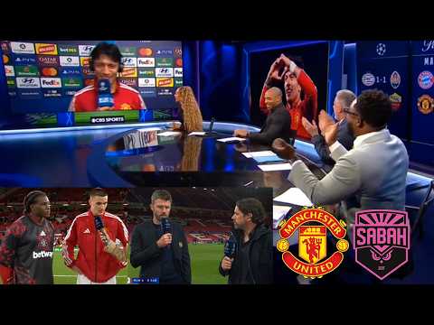Manchester United vs Sabah 4-0 An Impressive Win On Their Return To The UCL💥 Carrick Reaction