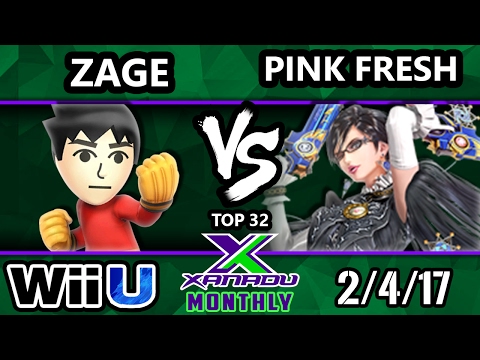 S@X Feb Monthly - Zage (Brawler, Pac) Vs. VGBC | Pink Fresh (Bayo) SSB4 - Smash 4 - Smash Wii U