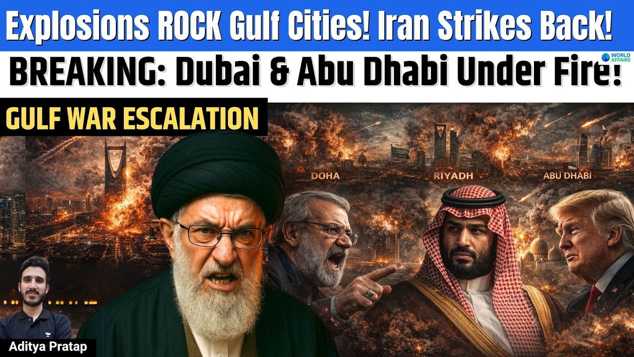 Iran vs US Allies? Fresh Explosions Rock Dubai, Abu Dhabi & Doha | Iran Missile Shake Gulf Cities