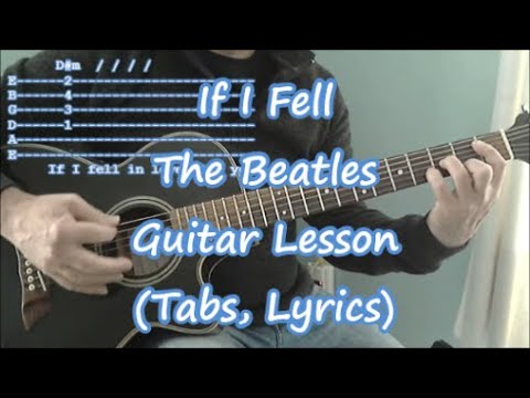 How to Play If I Fell – The Beatles | Guitar Lesson (Tabs)