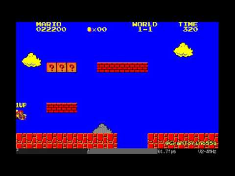 Super Mario Bros. Special (PC-8801) - Infinite 1-up Trick in World 1-1