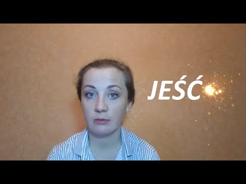 Уроки польского языка. Глагол jeść в настоящем и прошедшем времени.