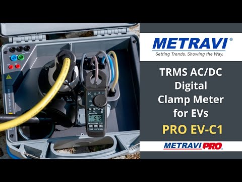 Metravi Pro EV-C1 Digital AC/DC Clamp Meter