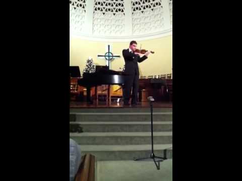 Monty Bloom violin performance at a South Florida event