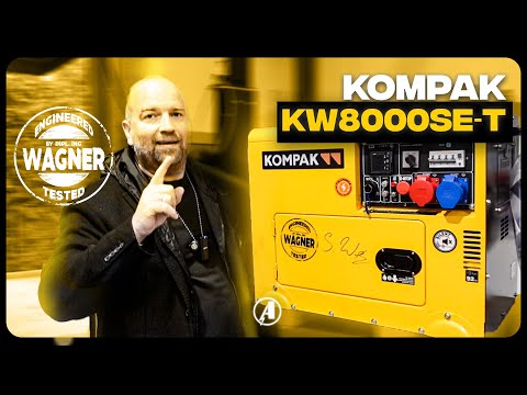 KOMPAK KW8000SE-T Stromerzeuger ⚡ - "Engineered by Wagner" Vorstellung
