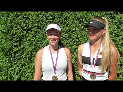 Dominika Šálková a Linda Klimovičová po vítězství na Pardubické juniorce 2020