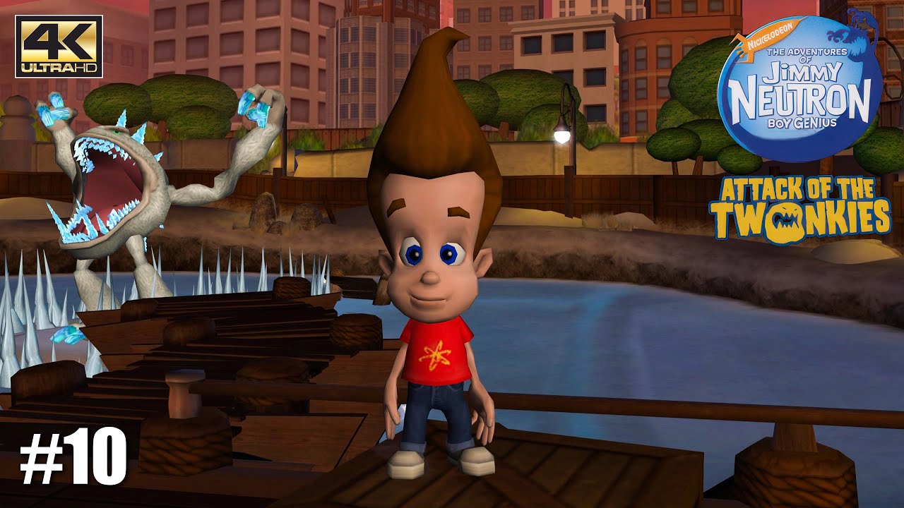 Jimmy Neutron Boy Genius Attack of the Twonkies PS2 Playthrough Gameplay 4K / PART 10