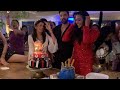 Happy Birthday Aishwarya. Cake cutting celebration on set & birthday night party !Birthday vlog