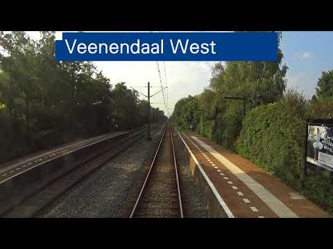 A train driver's view: Rhenen - Amsterdam CS, SGM, 27-Sep-2017.