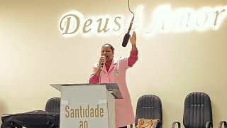 Ministração da Palavra + Testemunho com a Obreira Elaine da Deus é Amor 🌈
