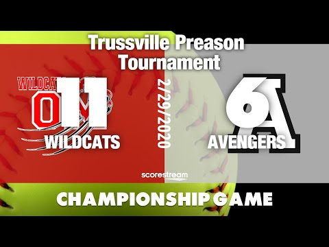 2020 Trussville Preseason 10U Rec Softball Tournament -Oak Mountain Wildcats @ Oak Mountain Avengers
