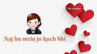 Ga Raha Hu Is Mehfil Mein Aapki Mohabbat Hai WhatsApp status love sad romantic for you status girls