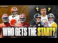 NFL Quarterback Battles Are The Steelers Still Waiting On Rodgers Browns Crowded Room And MORE