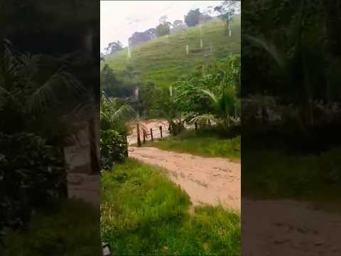 Chuva forte na região Caatiba e Barra do Choça na Bahia.