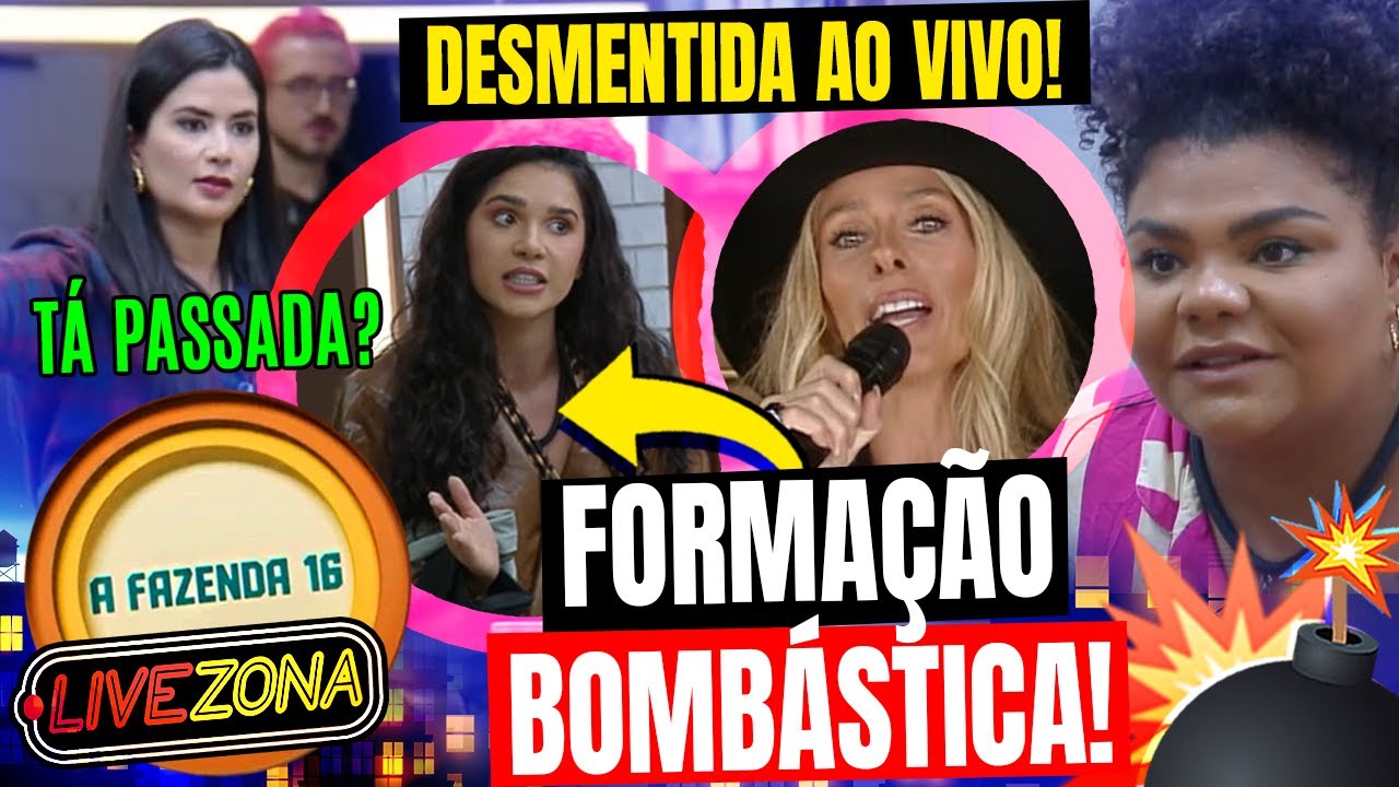 🔴AFazenda16: SACHA DETONA GIZELLY após GALISTEU DESMENTIR!🚨 FLORA SURTA na ROÇA e VANESSA SE REVOLTA