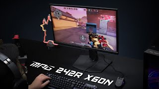 MSI 600Hz Gaming Has ARRIVED | MPG 242R X60N