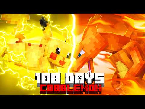 I Spent 100 DAYS as ASH KETCHUM! Here's What Happened... (Cobblemon)