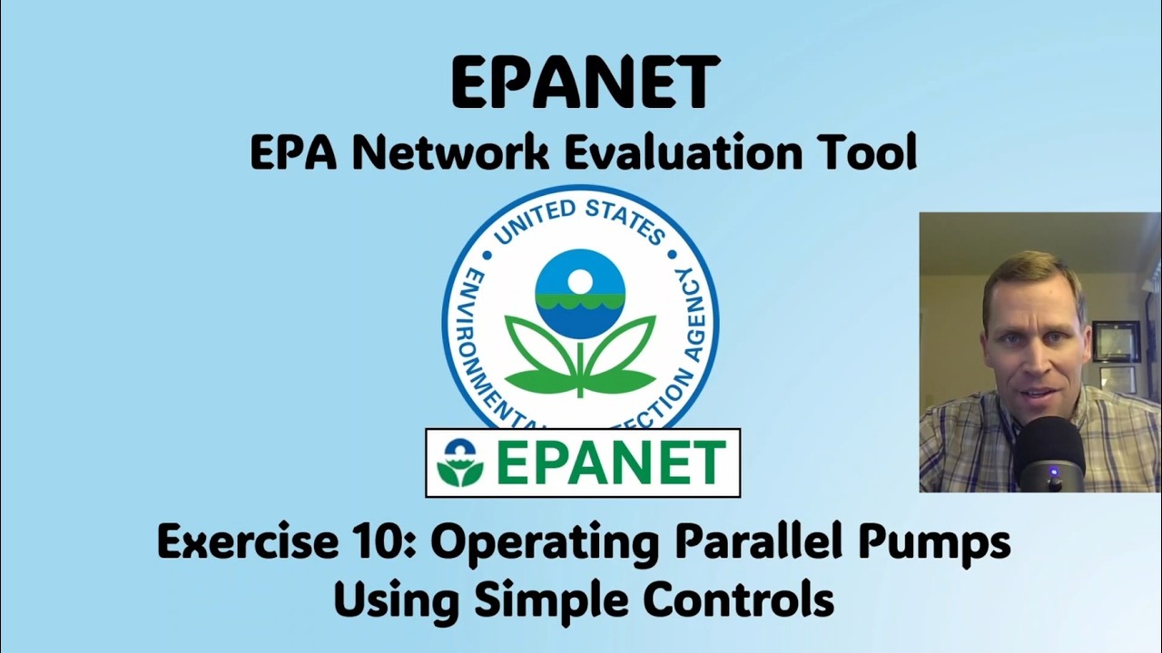 EPANET Exercise 10 - Operating Parallel Pumps Using Simple Controls