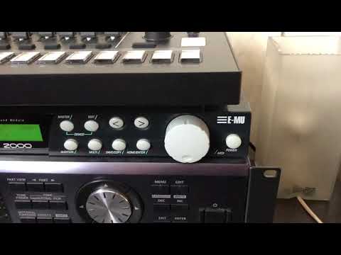 E-MU PROTEUS 2000 firmware upgrade procedure