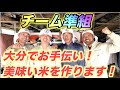 次長課長河本さんのプライベートで行なっている田んぼにお手伝いに行って来ました!Part2