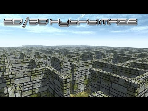 2D/3D Hybrid MAZE Video