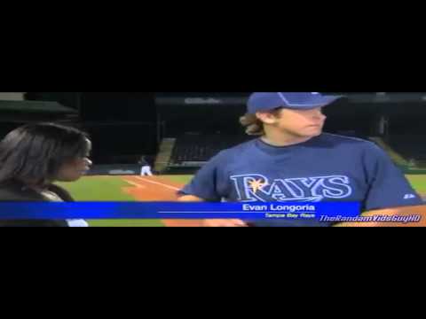 Guy saves Reporter from baseball