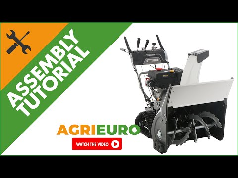BlackStone B-ST 76 LTE Tracked Snow Blower- Petrol, Self-propelled - 76 cm Auger - Assembly tutorial