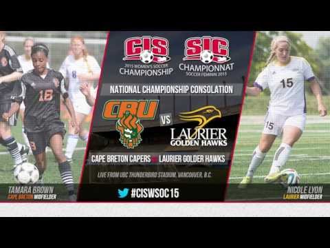 Consolation #1 Championnat de soccer féminin de SIC 2015: Cape Breton vs Laurier thumbnail
