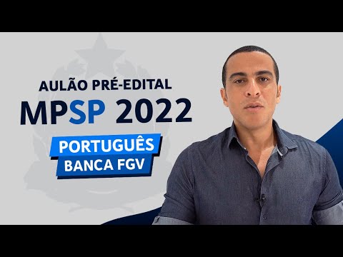 AULÃO MPSP 2022 - PORTUGUÊS (FGV)