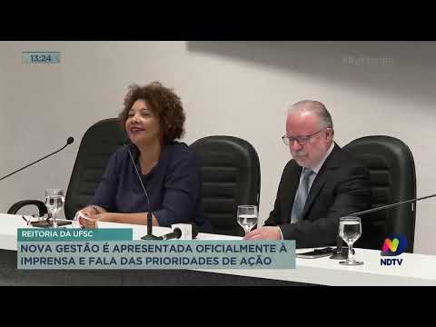 Reitoria da UFSC: nova gestão é apresentada oficialmente à imprensa