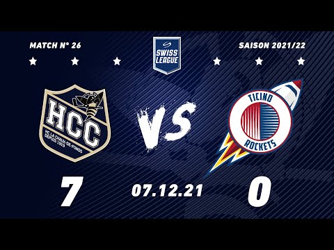 07.12.2021 HC La Chaux-de-Fonds – HCB Ticino Rockets (7-0)