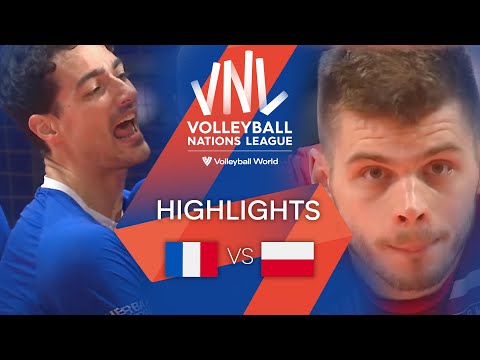 🇫🇷 FRA vs. 🇵🇱 POL - Highlights Week 1 | Men's VNL 2022