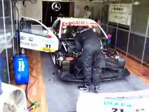 Dtm car without a hood (mercedes clk 55 amg)
