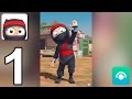 Clumsy Ninja - Gameplay Walkthrough Part 1 - Level 1-3 (iOS, Android)