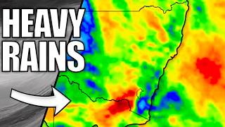 Widespread Heavy Downpours For QLD & NSW...