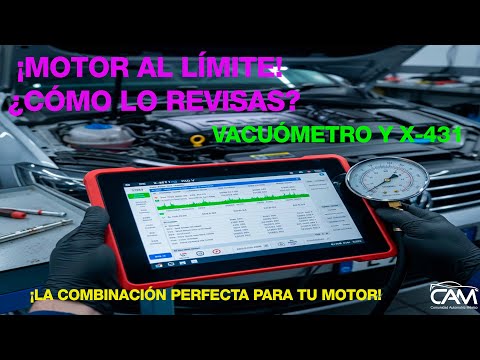 COMPROBACION DE VACIO CON ESCANER Y VACUOMETRO