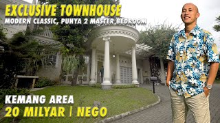 Exclusive Townhouse | Modern Classic | Punya 2 Master Bedroom | Kemang Area | 20 Milyar | Nego
