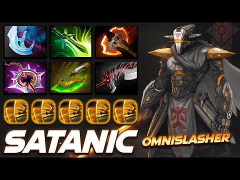Satanic Juggernaut Omnislasher - Dota 2 Pro Gameplay [Watch & Learn]