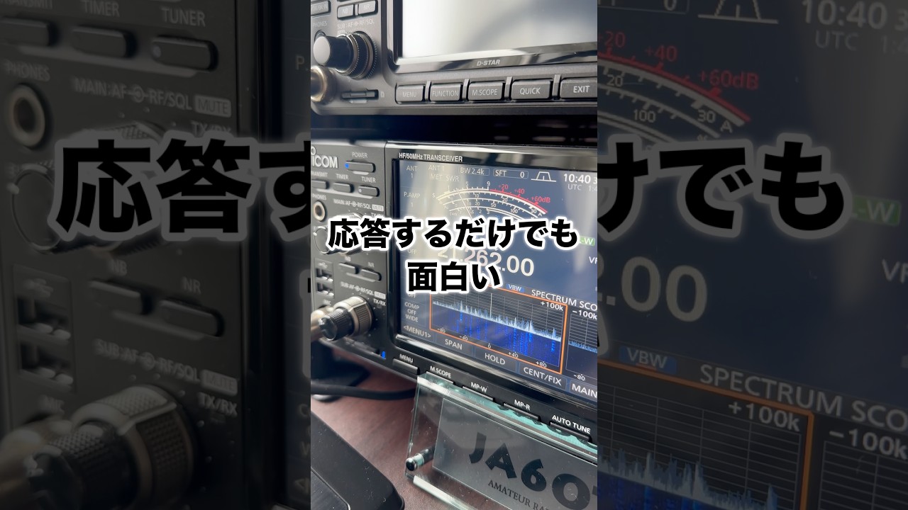 DX絡みのコンテストは面白い。 #shorts #hamradio #アマチュア無線