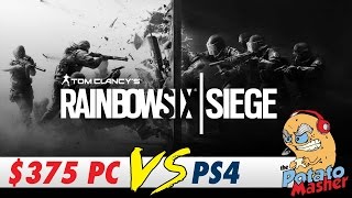 Can a $375 Computer Play Rainbow Six: Siege? - PC vs PS4 - Rainbow Six Siege Graphics Comparison
