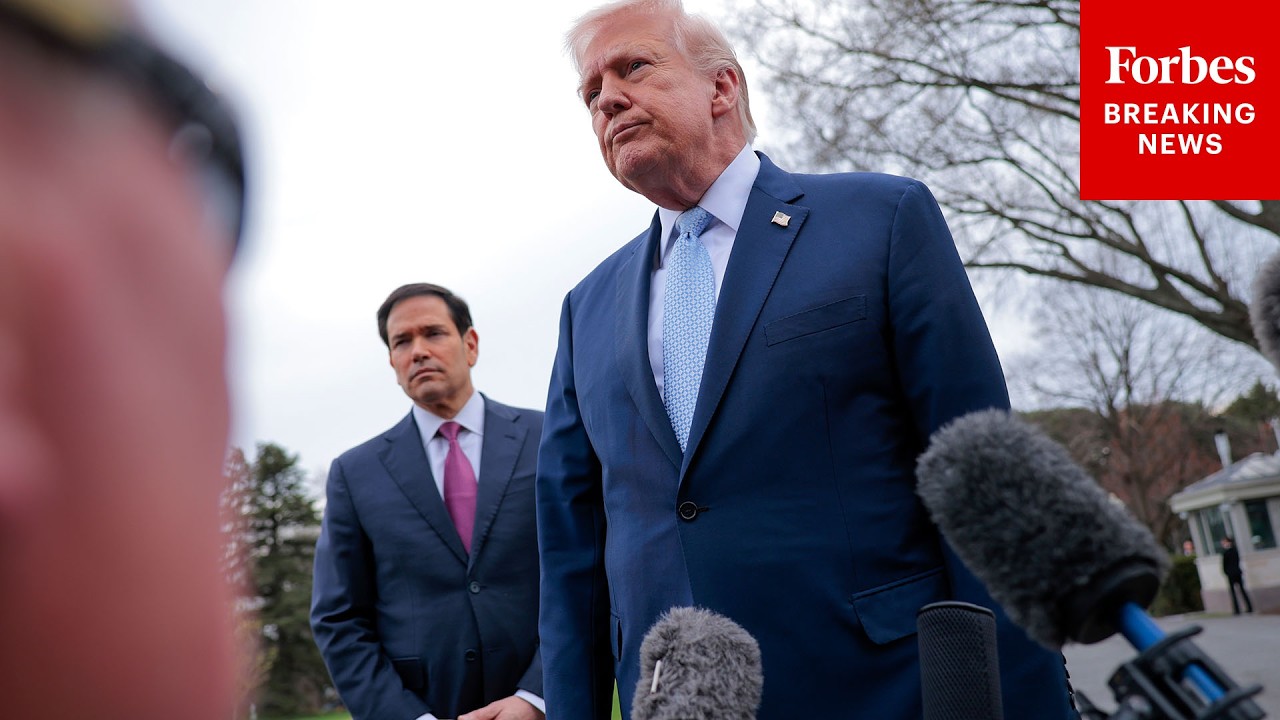 Video | BREAKING NEWS: Trump Takes Questions From Reporters After Report Of Pentagon Ground Troop Iran Plan