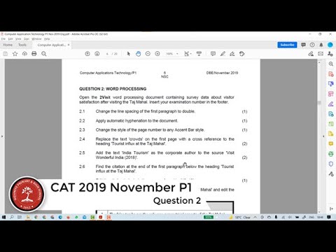 NSC: November 2019 CAT P1 - Q2