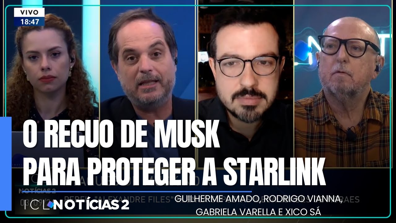 Elon Musk que enfrenta o STF é o mesmo que recua para manter contratos da Starlink