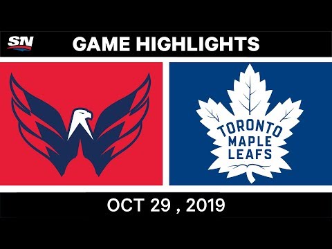 NHL Highlights | Capitals vs. Maple Leafs – Oct. 29, 2019