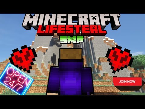 Lifesteal SMP - Join Now for 24/7 Online Fun!