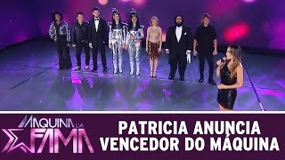 Máquina da Fama (15/06/15) - Patricia anuncia vencedor de 15/06