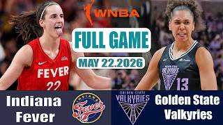Indiana Fever vs Golden State Valkyries Full Game Highlights May 22 ,2026 WNBA SEASON 2026 MQDEFAULT Thumbnail