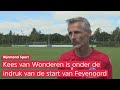 'FEYENOORD heeft het al snel GOED VOOR ELKAAR' | Van WONDEREN kijkt uit naar Feyenoord - Heerenveen